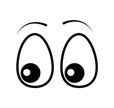 Shocked Eyes - Cartoon Expression