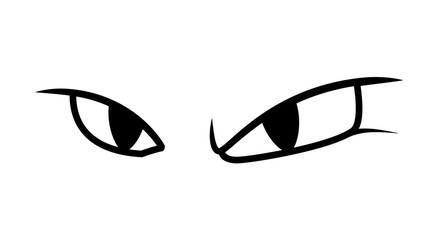 Angry Cartoon Eye