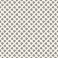 Seamless pattern with hand drawn lines. Abstract background with freehand brush strokes. Black and white texture. Ornament for wrapping paper.
