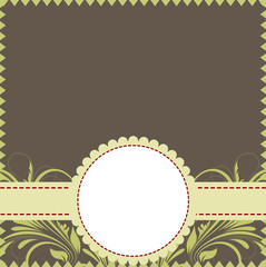 Flourish Christmas Banner Design - scarp-booking style