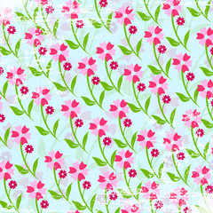 Flowers Pattern Design - scarp-booking style