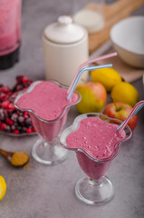 Berries smoothie milkshake