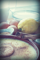 Spanish homemade custard