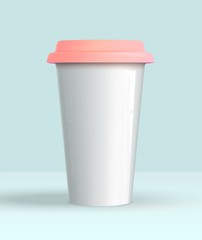 coffee cup white mockup