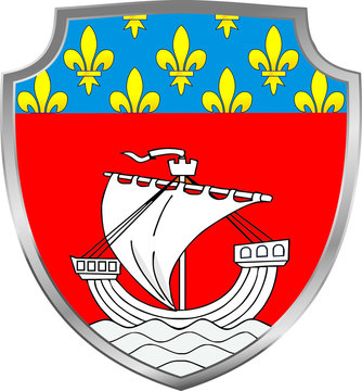 Blason Paris 3D