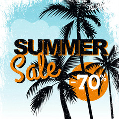 Summer sale. Special Offer Poster, Banner Discount, Vector illustration. Abstract. Web banner or for e-commerce, on-line cosmetics shop, fashion & beauty shop, hand-made store.