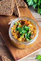 Ajapsandali vegetable snack