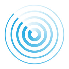 Radar abstract icon sign symbol logo vector illustration