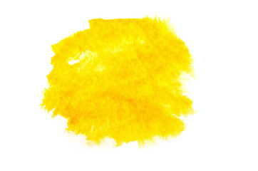 Abstract yellow watercolor background
