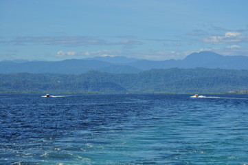 Transportation from and to the main land in Bocas del Toro, Panama