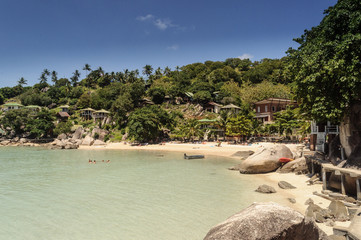 Obraz premium Playa paradisiaca de Kho Tao (Kho Thao o Isla Tortuga ) en Sur de Tailandia