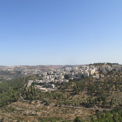 Jerusalem in the distance 