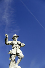 Monument aux morts. Saint-Gervais-les-Bains. Memorial. Saint-Gervais-les-Bains.