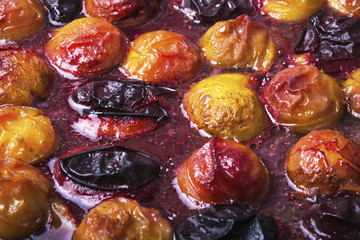 caramelized autumn plum