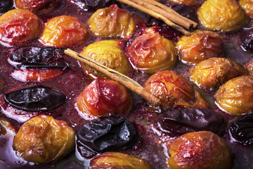 caramelized autumn plum