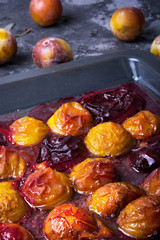 caramelized autumn plum