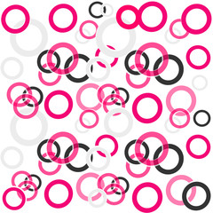 Abstract background colour rings - color pattern.