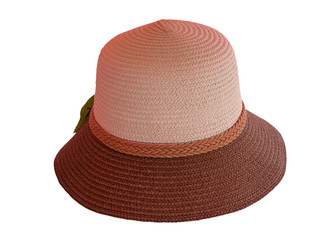 Brown woman's hat. (clipping path)