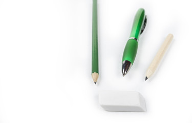Pen and pencil for use in office school and in the household