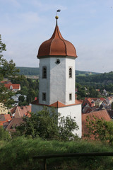 Kirchturm 86655 Harburg mit Ausblick