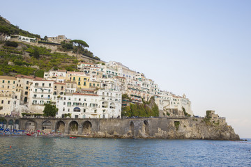 Fototapeta na wymiar Panorama di Amalfi