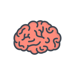 Human organs colored icon bladder