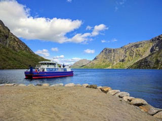 Norway lake Gjende