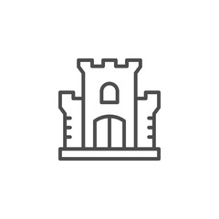 Castle line icon