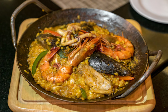 Seafood Paella Rice