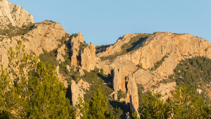 the famous Montagne Sainte-Victoire, near Aix-en-Provence, which inspired the painter Paul Cezanne