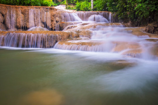 Mae Kae 2 (Kaofu) waterfall. © nuwatphoto