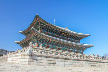 Naklejka premium Palace in Seoul Korea