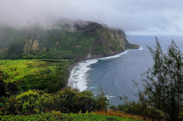 Hawaii Big Island Waipio valley lookout