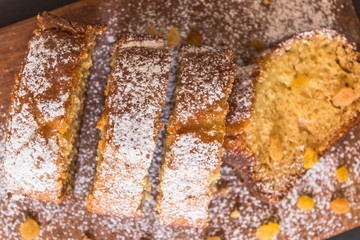 homemade raisin cake