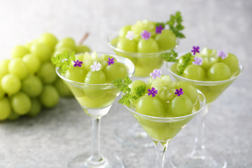 マスカットゼリー