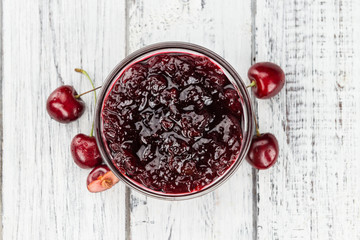 Fresh made Cherry Jam