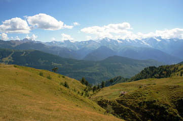 Hills and mountains surrounding Mestia