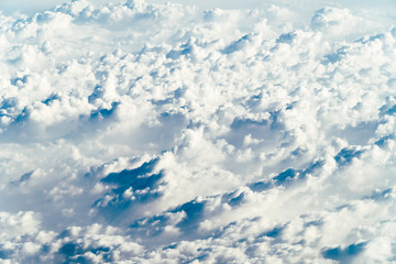 Aerial View Of Beautiful Landscape Of Earth Clouds