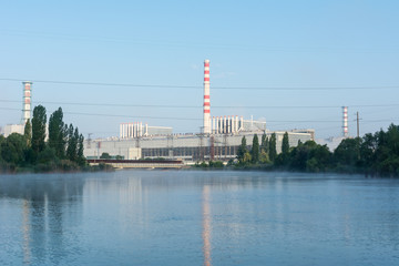 Naklejka premium nuclear power plant