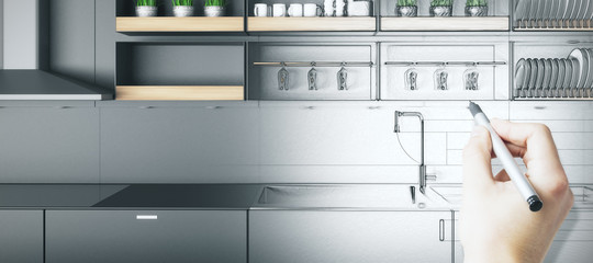 Kitchen blueprint concept