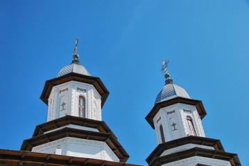 Fototapeta na wymiar Church of the Assumption of the Mother of God, Tärgu Neamt, Romania