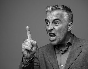 Boss giving a reprimand