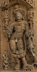 Fototapeta na wymiar Nagalapura - Kedareshswara Temple , Hoysala Architecture 