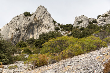 The mountain Sainte-Victoire, in Provence