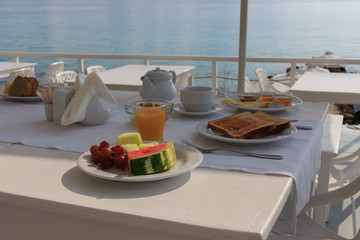 Frühstück mit Meerblick