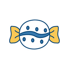 coffee candy seed icon vector illustration graphic design