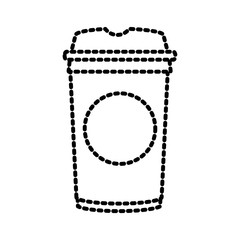 paper cup coffee icon vector illustration graphic design