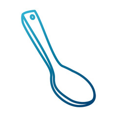 kitchen spoon utensil icon vector illustration graphi design