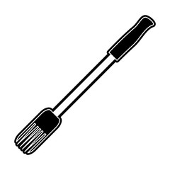 flat line monocromatic  trench   over white  background vector illustration