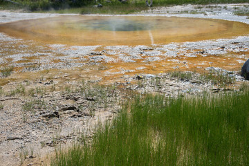 Geothermal Pool in Yellowstone National Park